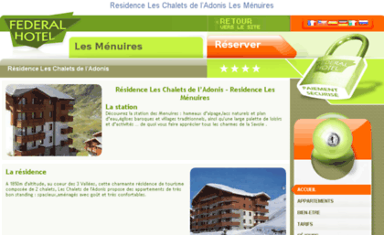 chalet-adonis-menuires.federal-hotel.com