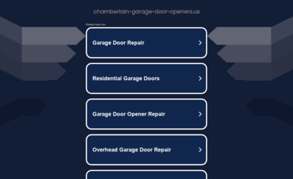 chamberlain-garage-door-openers.us