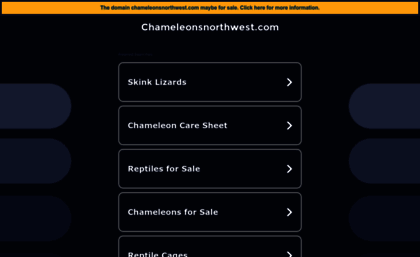 chameleonsnorthwest.com