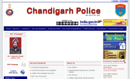 chandigarhpolice.nic.in