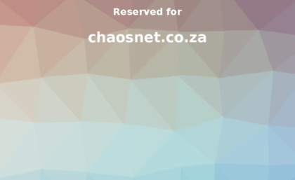 chaosnet.co.za