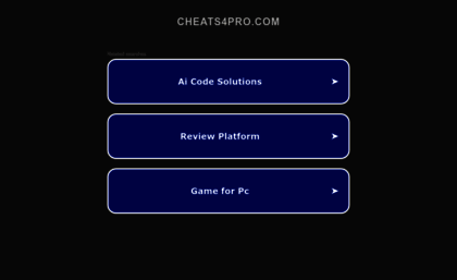 cheats4pro.com