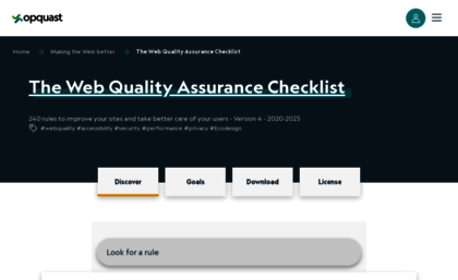 checklists.opquast.com