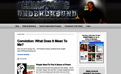 chiropracticunderground.com