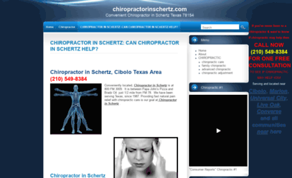 chiropractorinschertz.com