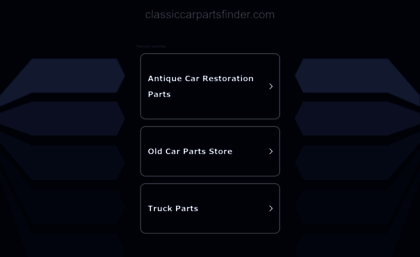 classiccarpartsfinder.com