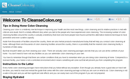 cleansecolon.org