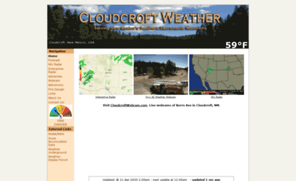 cloudcroftweather.com