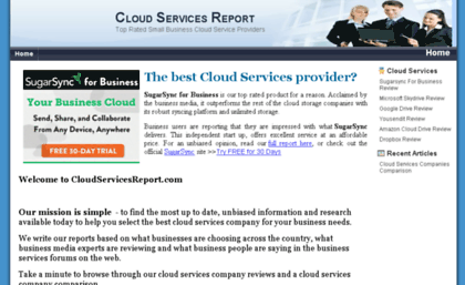 cloudservicesreport.com