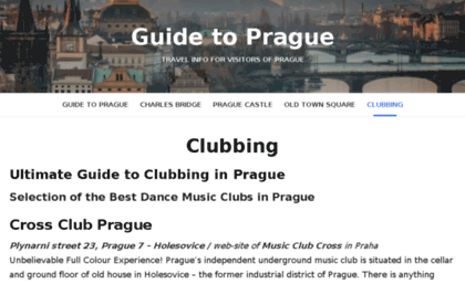 clubbing.guide-to-prague.be