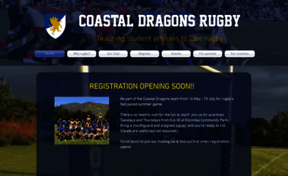 coastaldragonsrugby.com