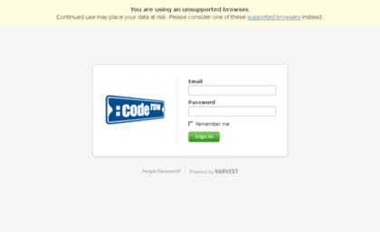 coderow.harvestapp.com