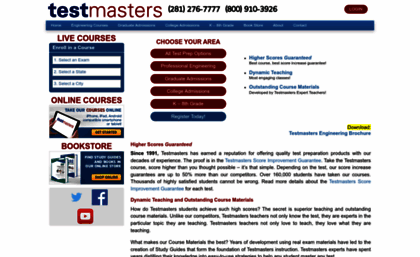 collegeadmissions.testmasters.com