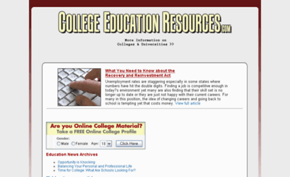 collegeeducationresources.com