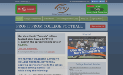 collegefootballwinning.com