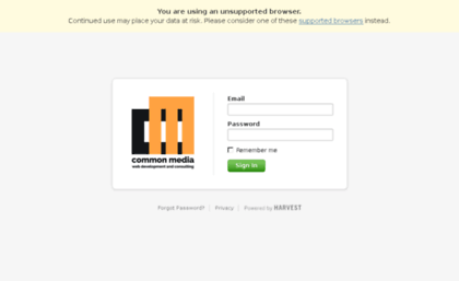 commonmediainc.harvestapp.com