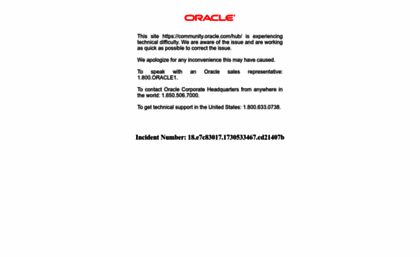 community.oracle.com