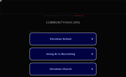 communityhigh.org