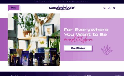 completelybareproducts.com
