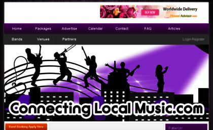 connectinglocalmusic.com