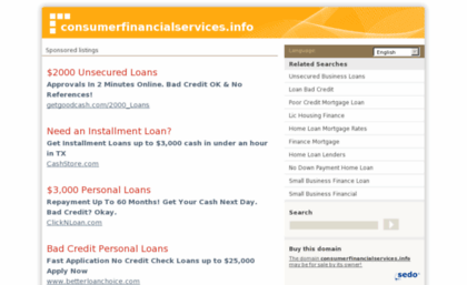 consumerfinancialservices.info