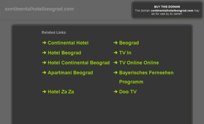 continentalhotelbeograd.com
