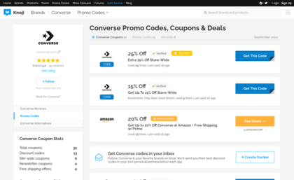 Converse.bluepromocode.com website. 35% Off Converse Promo Coupons Active) Dec