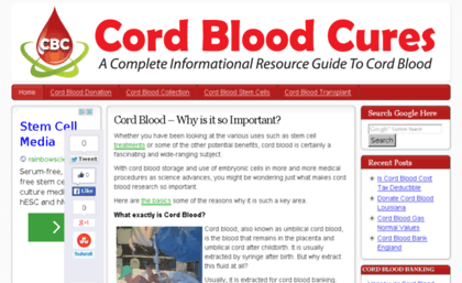 cordbloodcures.net