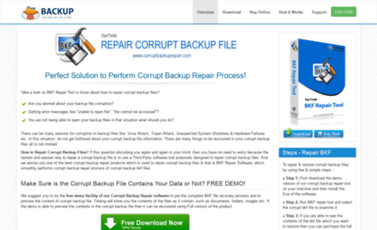 corruptbackuprepair.com