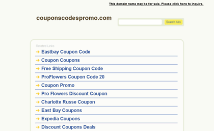 couponscodespromo.com