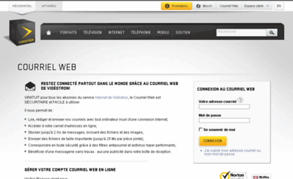 courrielweb.videotron.ca