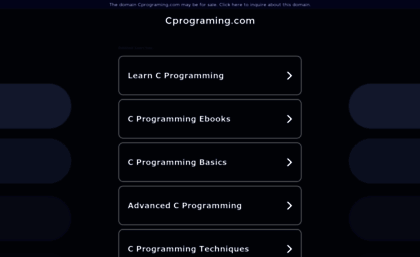 cprograming.com