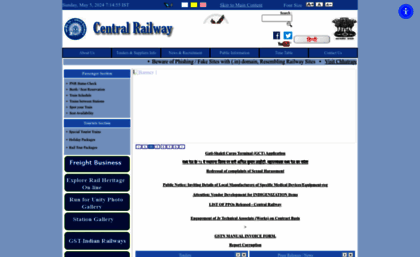 cr.indianrailways.gov.in