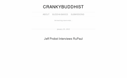 crankybuddhist.com