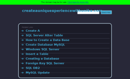 createauniquexperiencewithunika.com