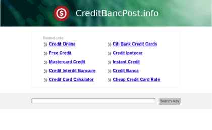 creditbancpost.info