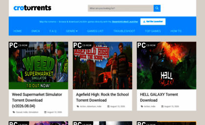Crotorrents Website CroTorrents Download Torrent Games For Free 