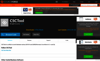 csctool.sourceforge.net