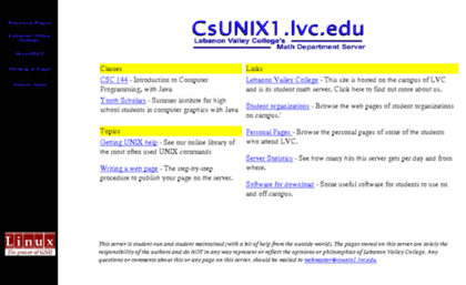 csunix1.lvc.edu
