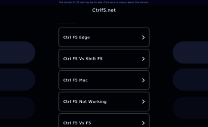 ctrlf5.net