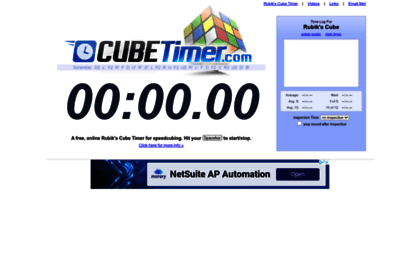 online rubiks cube timer
