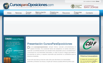 cursosparaoposiciones.com