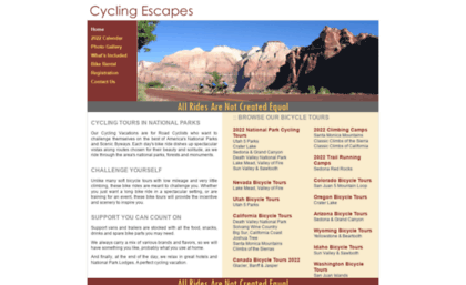 cyclingescapes.com