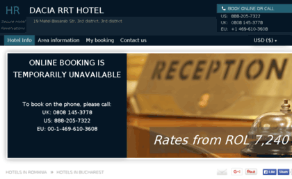 dacia-rrt-bucharest.hotel-rez.com