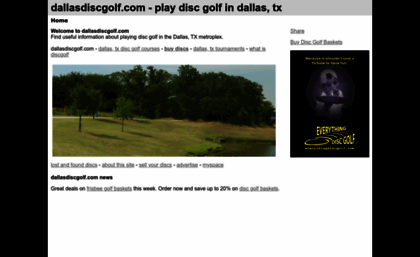 dallasdiscgolf.com