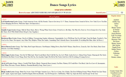 dance-lyrics.com