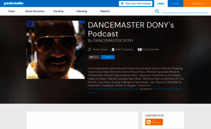 dancemasterdony.podomatic.com