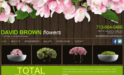 davidbrownflowers.com