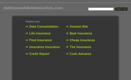 debtconsolidationsection.com