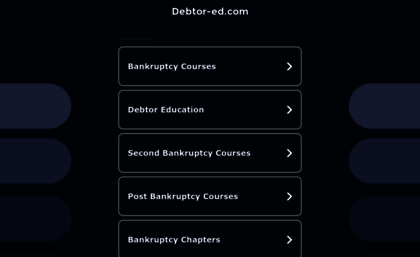 debtor-ed.com